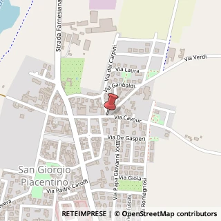 Mappa Via cavour camillo benso 35, 29100 San Giorgio Piacentino, Piacenza (Emilia Romagna)
