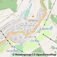 Map Sestriere