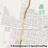 Kaart Podenzano