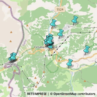Mappa Viale 4 Novembre, 10054 Cesana Torinese TO, Italia (1.4575)