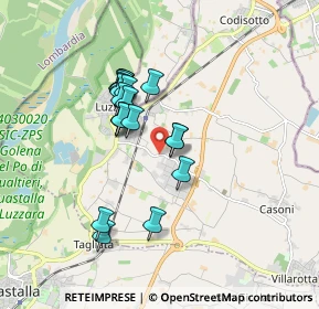 Mappa Via Tomba, 42045 Luzzara RE, Italia (1.4245)