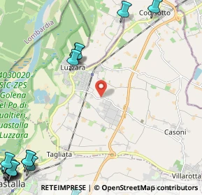 Mappa Via Tomba, 42045 Luzzara RE, Italia (4.084)