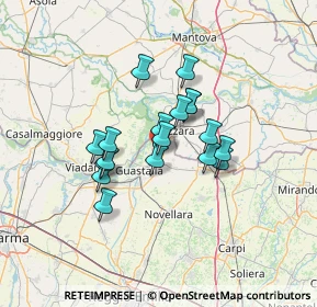 Mappa Via Tomba, 42045 Luzzara RE, Italia (9.96667)