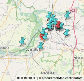 Mappa Via Tomba, 42045 Luzzara RE, Italia (5.97625)