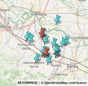 Mappa Frazione Roncole Verdi, 43011 Busseto PR, Italia (10.5995)