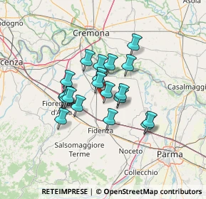 Mappa Frazione Roncole Verdi, 43011 Busseto PR, Italia (9.985)