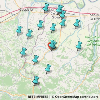 Mappa Via Enrico Fermi, 29010 Pianello Val Tidone PC, Italia (8.996)