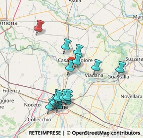 Mappa Mezzano Rondani St Sabbiata, 43052 Colorno PR, Italia (14.7625)