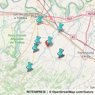 Mappa Via Aldo Moro, 29019 San Giorgio Piacentino PC, Italia (6.49)