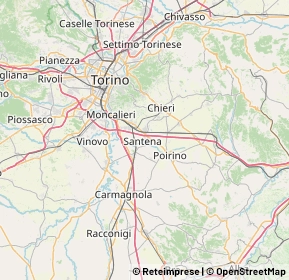 Mappa 10026 Santena TO, Italia (11.122)