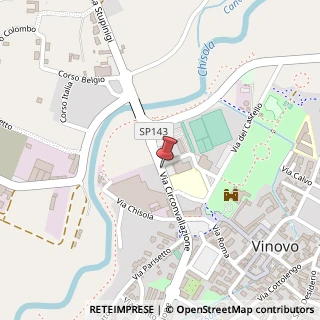 Mappa Via Stupinigi, 18, 10048 Vinovo, Torino (Piemonte)