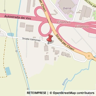Mappa Strada Valminier, 17, 14019 Villanova d'Asti, Asti (Piemonte)