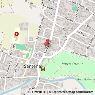 Mappa Via Cavour, 71, 10026 Santena, Torino (Piemonte)
