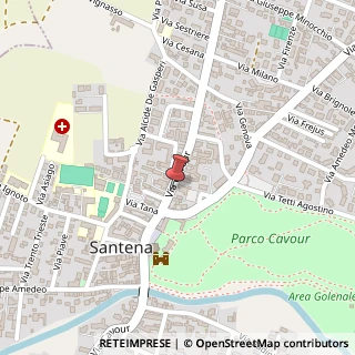 Mappa Via Cavour, 63, 10026 Santena, Torino (Piemonte)
