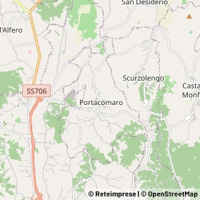 Mappa Portacomaro