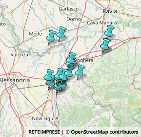 Mappa 15055 Pontecurone AL, Italia (10.91684)