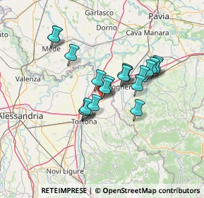 Mappa 15055 Pontecurone AL, Italia (10.623)