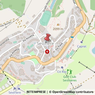 Mappa Piazza Fraiteve,  2, 10058 Sestriere, Torino (Piemonte)