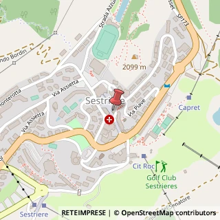 Mappa Piazza Fraiteve, 5, 10058 Sestriere, Torino (Piemonte)