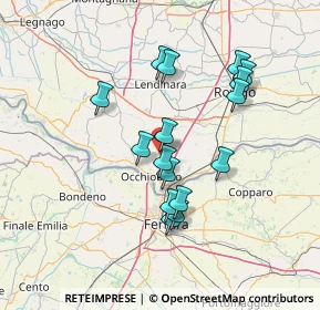 Mappa Via Dante Alighieri, 45024 Fiesso Umbertiano RO, Italia (12.69875)