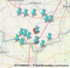 Mappa Via Dante Alighieri, 45024 Fiesso Umbertiano RO, Italia (6.705)