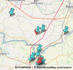 Mappa Via Dante Alighieri, 45024 Fiesso Umbertiano RO, Italia (10.866)