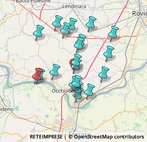 Mappa Via Dante Alighieri, 45024 Fiesso Umbertiano RO, Italia (6.3175)
