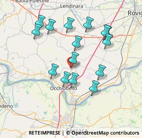 Mappa Via Dante Alighieri, 45024 Fiesso Umbertiano RO, Italia (7.104)
