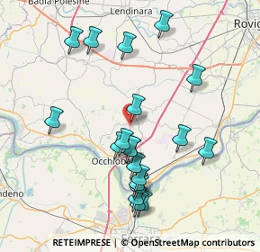 Mappa Via Dante Alighieri, 45024 Fiesso Umbertiano RO, Italia (7.8985)