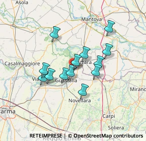 Mappa Via Alcide De Gasperi, 42045 Luzzara RE, Italia (10.89692)