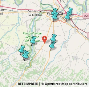 Mappa SS45 KM 129-687 Loc, 29027 Podenzano PC, Italia (8.07917)