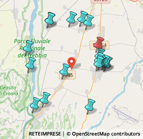 Mappa SS45 KM 129-687 Loc, 29027 Podenzano PC, Italia (4.08947)