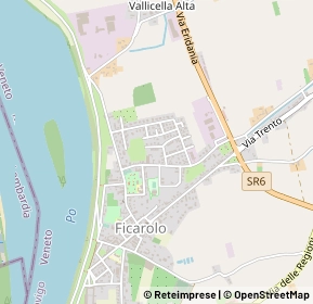 Mappa Via Martin Luther King, 45036 Ficarolo RO, Italia (0.30385)