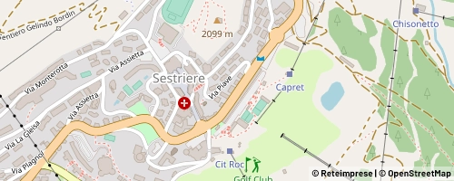 Mappa Sestriere