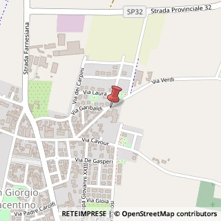 Mappa Via Giuseppe Verdi, 26, 29019 San Giorgio Piacentino, Piacenza (Emilia Romagna)
