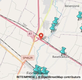 Mappa A1 - Autostrada del Sole, 29016 Cortemaggiore PC, Italia (3.16364)