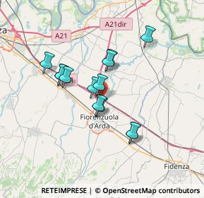 Mappa A1 - Autostrada del Sole, 29016 Cortemaggiore PC, Italia (5.63846)