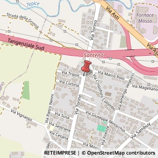 Mappa Via Torino,  32, 10026 Santena, Torino (Piemonte)
