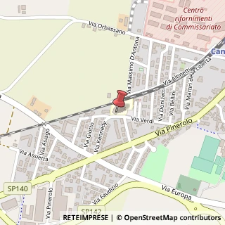 Mappa Via Verdi, 12, 10060 Candiolo, Torino (Piemonte)