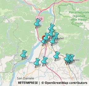 Mappa Via degli Artigiani, 33010 Osoppo UD, Italia (6.09571)