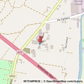 Mappa Via degli Artigiani, 3, 33010 Osoppo, Udine (Friuli-Venezia Giulia)