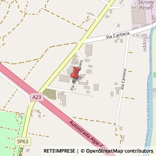 Mappa Via degli Artigiani, 12, 33010 Osoppo, Udine (Friuli-Venezia Giulia)