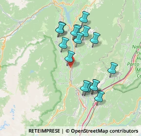 Mappa Via Case Sparse, 38010 Denno TN, Italia (6.565)