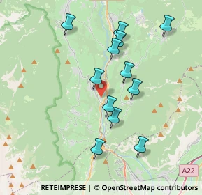 Mappa Via Case Sparse, 38010 Denno TN, Italia (3.505)