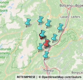 Mappa Via Case Sparse, 38010 Denno TN, Italia (8.03077)