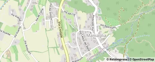 Mappa Gemona del Friuli