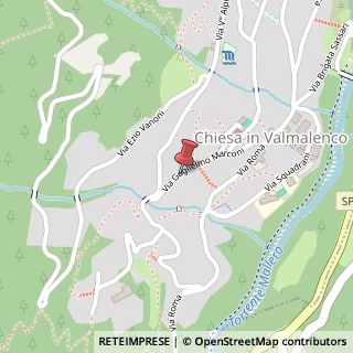 Mappa Via Guglielmo Marconi, 27, 23023 Chiesa in Valmalenco, Sondrio (Lombardia)