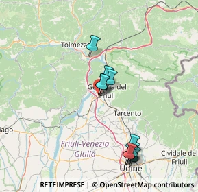 Mappa Fz. Piovega, 33013 Gemona del Friuli UD, Italia (14.05636)