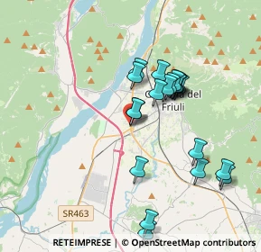 Mappa Fz. Piovega, 33013 Gemona del Friuli UD, Italia (3.3845)