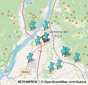 Mappa Fz. Piovega, 33013 Gemona del Friuli UD, Italia (3.30636)